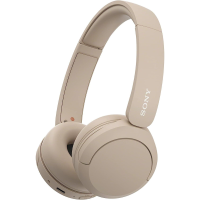  Sony WH-CH520 Wireless Bluetooth Headphones - up to 50 Hours Battery Life with Quick Charge, On-ear style - Beige